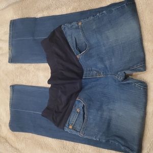 Levi Maternity Jeans w/ half panel- Sz 8